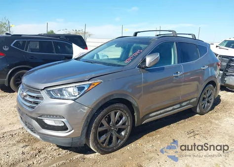 2018 Hyundai Santa Fe Sport 2.0T Ultimate from USA, damaged, VIN 5XYZW4LA7JG570509